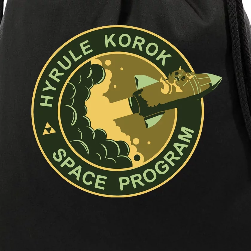 Korok Space Program Drawstring Bag