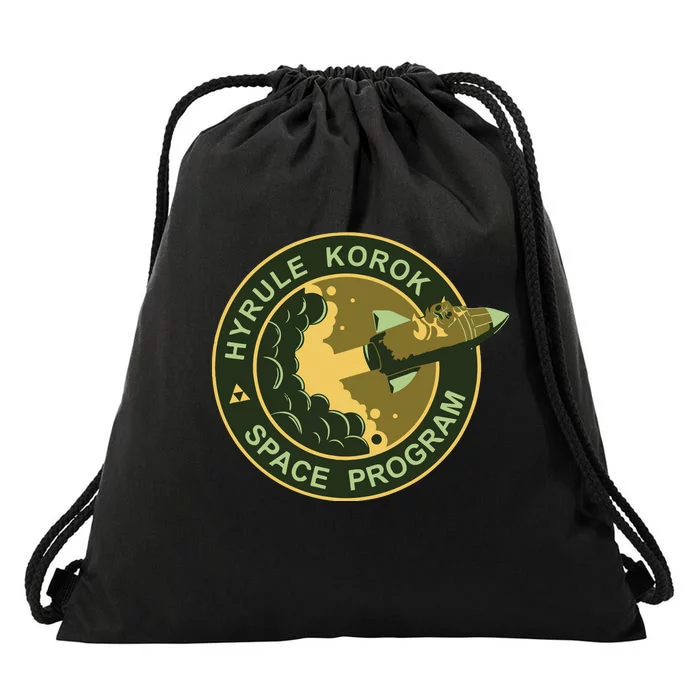 Korok Space Program Drawstring Bag