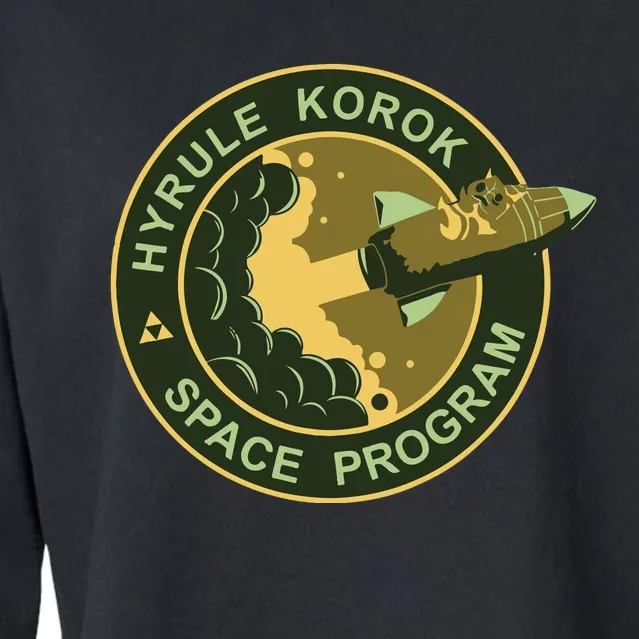 Korok Space Program Cropped Pullover Crew