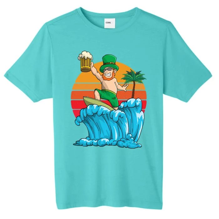 Kobold St Patricks Day Hawaiian Vintage Hawaii Surfing Funny Gift ChromaSoft Performance T-Shirt