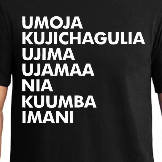 Kwanzaa Seven Principles Pajama Set