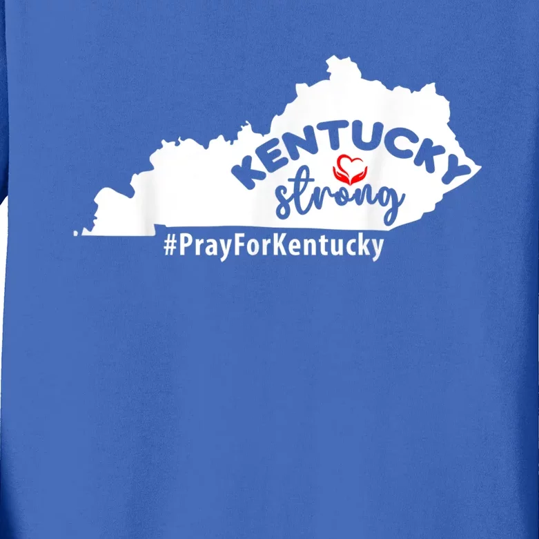 Kentucky Strong Pray For Kentucky Kids Long Sleeve Shirt