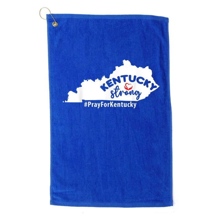 Kentucky Strong Pray For Kentucky Platinum Collection Golf Towel