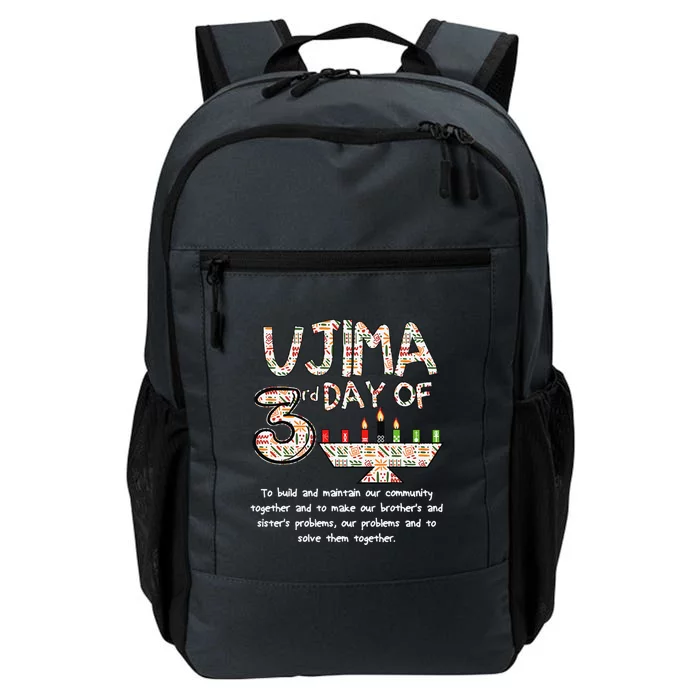 Kwanzaa Seven Principles Ujima 3 Rd Day Of Kwanzaa Daily Commute Backpack