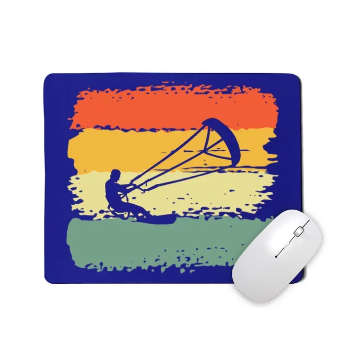 Kite Surfing Retro Vintage 70S 80S Style Cute Gift Mousepad