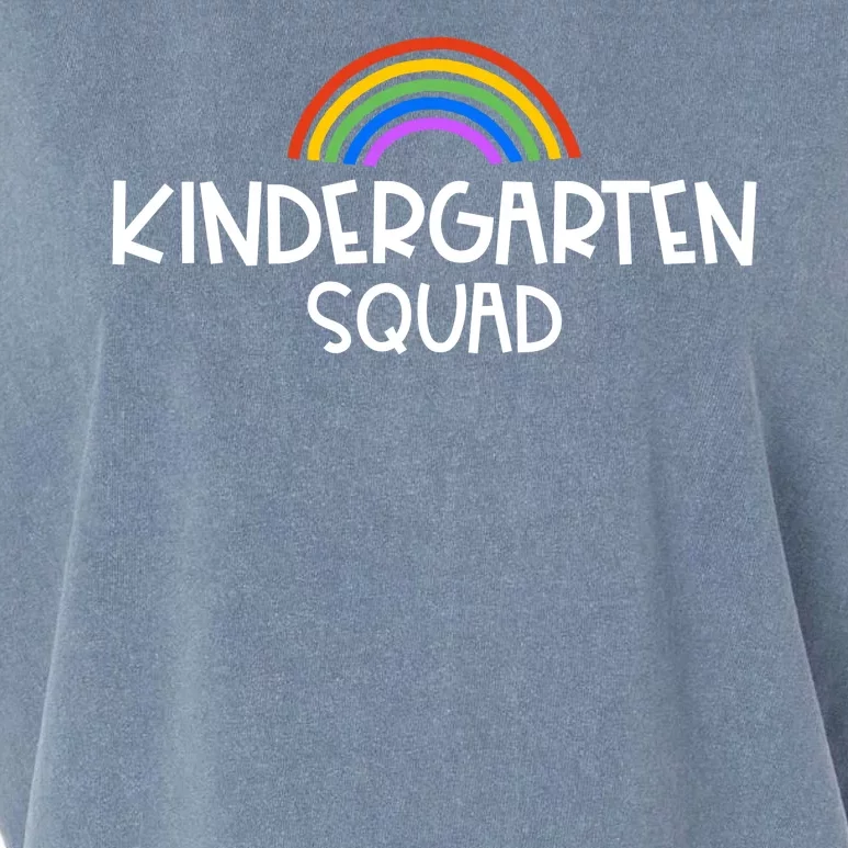 Kindergarten Squad Rainbow Garment-Dyed Women's Muscle Tee