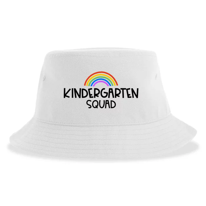 Kindergarten Squad Rainbow Sustainable Bucket Hat