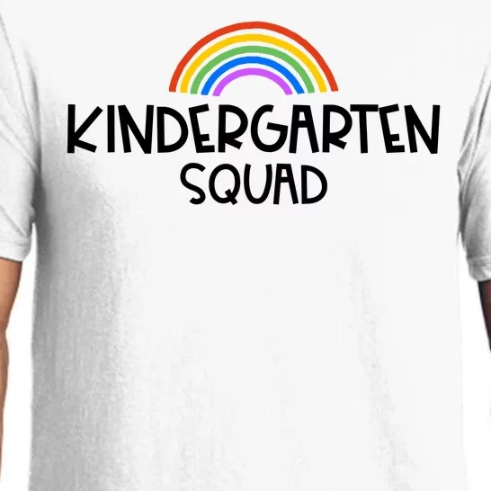 Kindergarten Squad Rainbow Pajama Set