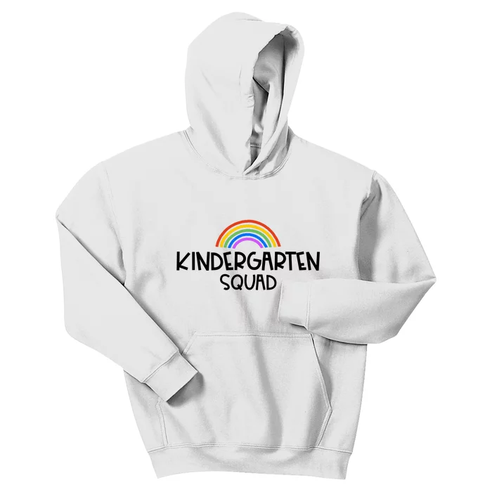 Kindergarten Squad Rainbow Kids Hoodie