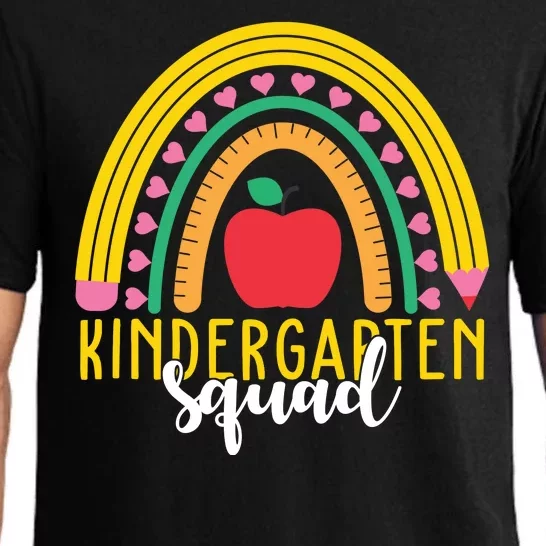 Kindergarten Squad Rainbow Education Pajama Set