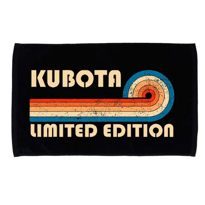 Kubota Surname Retro Vintage 80s 90s Birthday Reunion Microfiber Hand Towel