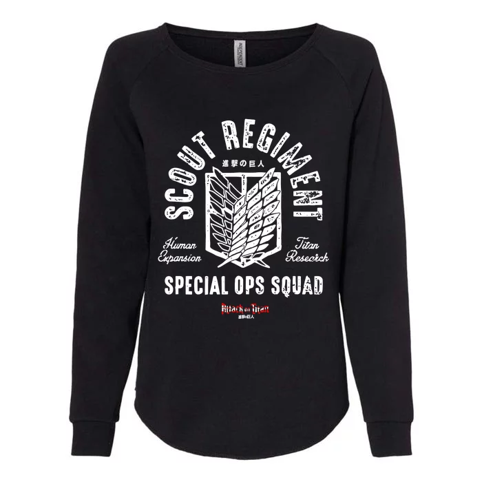 Kevonstage Scout Regiment Special Ops Squad Womens California Wash Sweatshirt