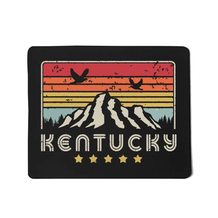 Kentucky Shirts Retro Style Ky Usa Mousepad