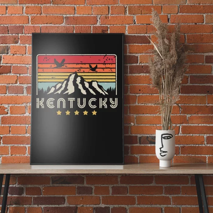 Kentucky Shirts Retro Style Ky Usa Poster