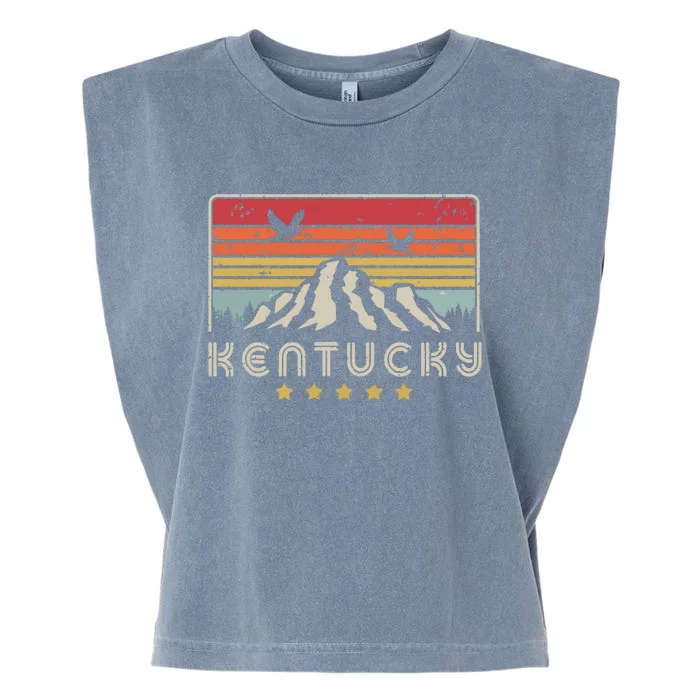 Kentucky Shirts Retro Style Ky Usa Garment-Dyed Women's Muscle Tee