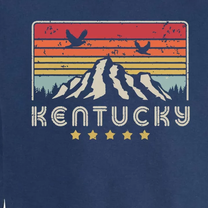 Kentucky Shirts Retro Style Ky Usa Garment-Dyed Sweatshirt