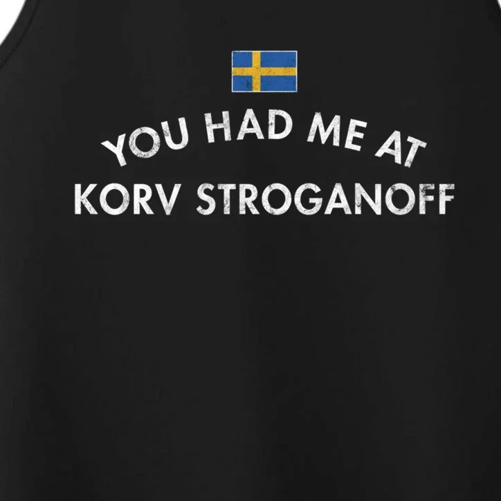 Korv Stroganoff Sausage Swedish Dish Stew Tomato Paste Cream Gift Performance Tank