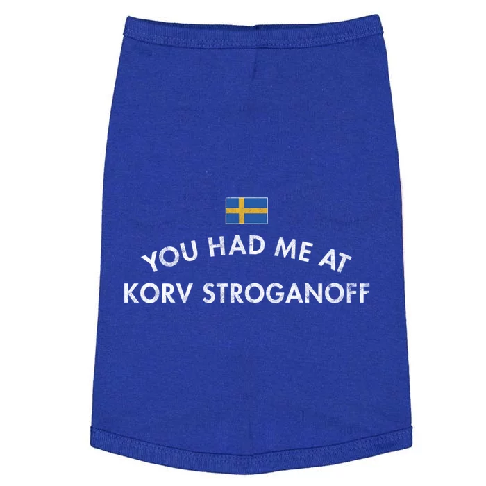 Korv Stroganoff Sausage Swedish Dish Stew Tomato Paste Cream Gift Doggie Tank