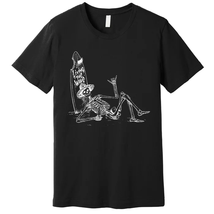 Koloa Surf Skeleton Premium T-Shirt