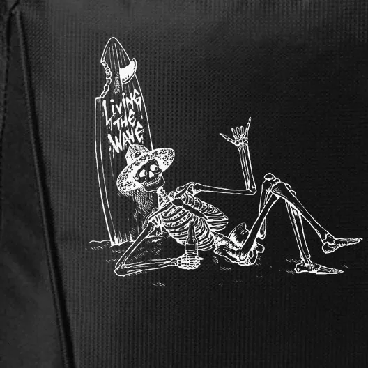 Koloa Surf Skeleton Logo City Backpack