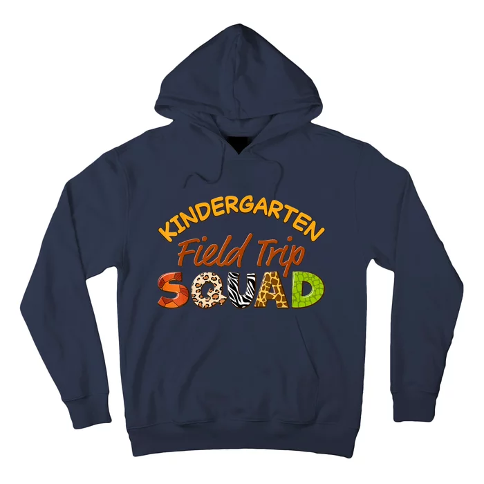 Kindergarten Students School Zoo Field Trip Squad Matching Hoodie