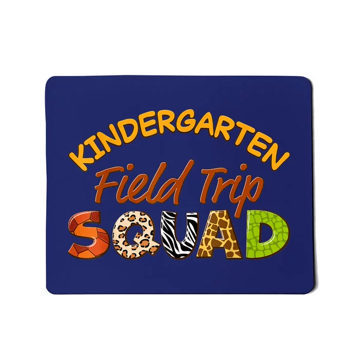 Kindergarten Students School Zoo Field Trip Squad Matching Mousepad