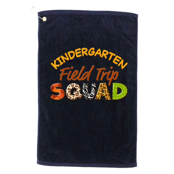 Kindergarten Students School Zoo Field Trip Squad Matching Platinum Collection Golf Towel