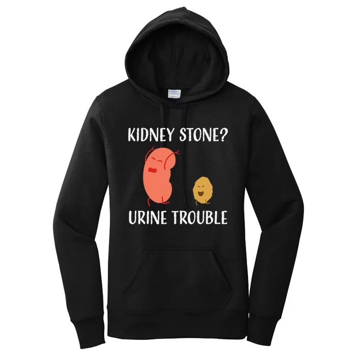 Kidney Stone Survivor Funny Urine Trouble Recovery Gag Gift Women's Pullover Hoodie