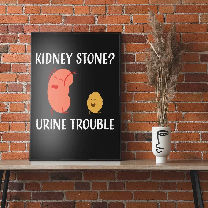 Kidney Stone Survivor Funny Urine Trouble Recovery Gag Gift Poster