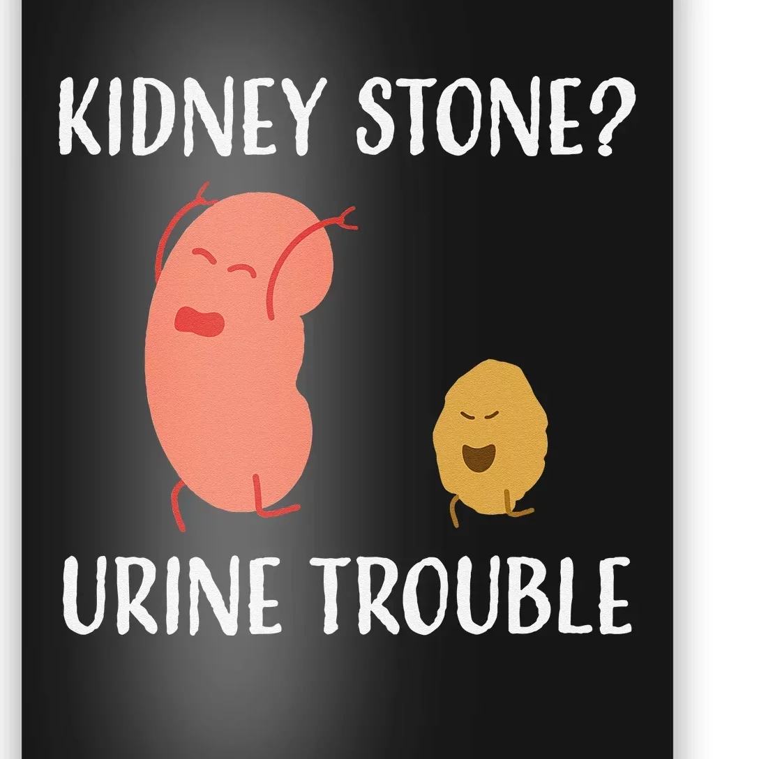 Kidney Stone Survivor Funny Urine Trouble Recovery Gag Gift Poster