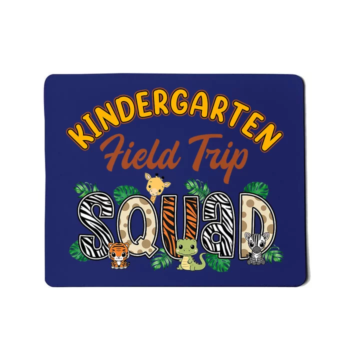 Kindergarten Students School Zoo Field Trip Squad Matching Premium Mousepad