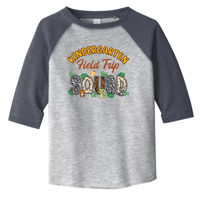 Kindergarten Students School Zoo Field Trip Squad Matching Premium Toddler Fine Jersey T-Shirt