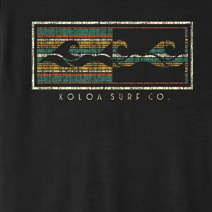 Koloa Surf Three Waves Logo Lightweight Classic Fit ChromaSoft Performance T-Shirt