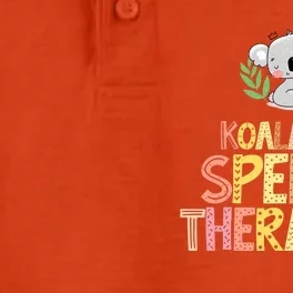 Koalafied Speech Therapist Cute Slp Therapy Koala Gift Dry Zone Grid Performance Polo