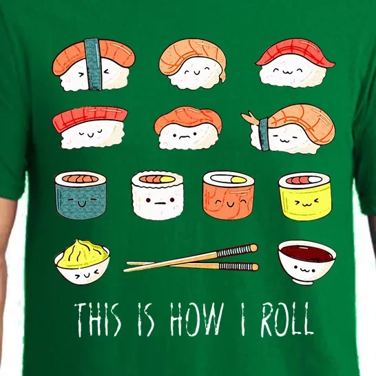 Kawaii Sushi This Is How I Roll Pajama Set