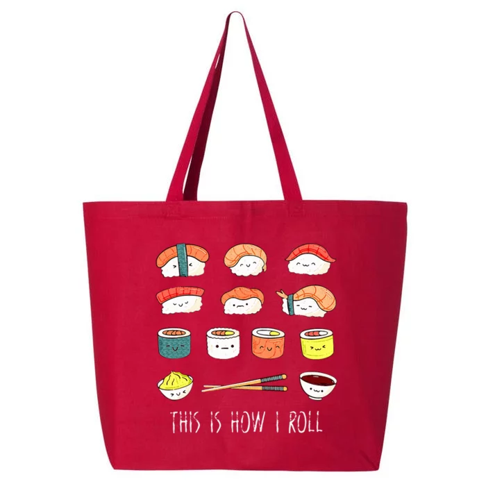 Kawaii Sushi This Is How I Roll 25L Jumbo Tote