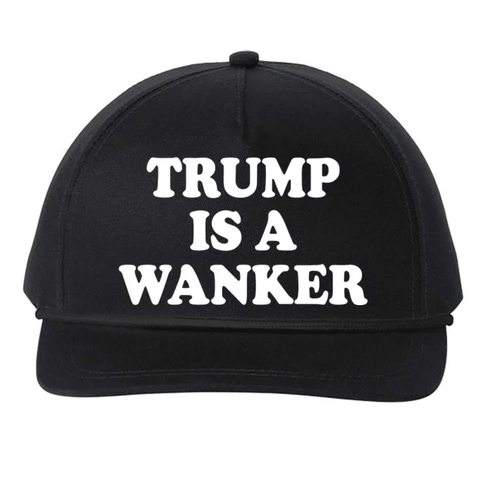 Kb Standwithukraine Trump Is A Wanker Hooded Snapback Five-Panel Rope Hat