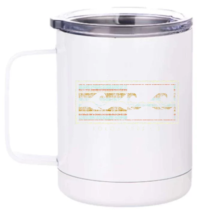 Koloa Surf Three Waves Logo Lightweight Surf Front & Back 12oz Stainless Steel Tumbler Cup