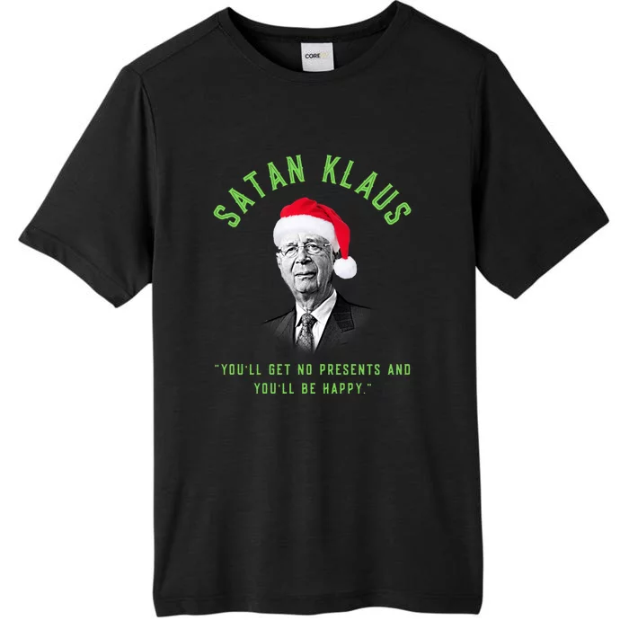 Klaus Schwab The Great Reset Christmas ChromaSoft Performance T-Shirt