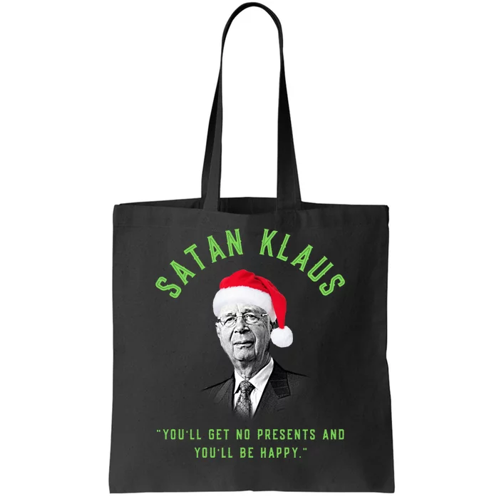 Klaus Schwab The Great Reset Christmas Tote Bag