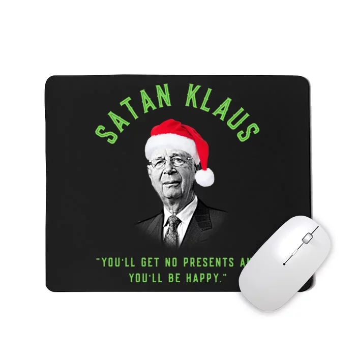 Klaus Schwab The Great Reset Christmas Mousepad