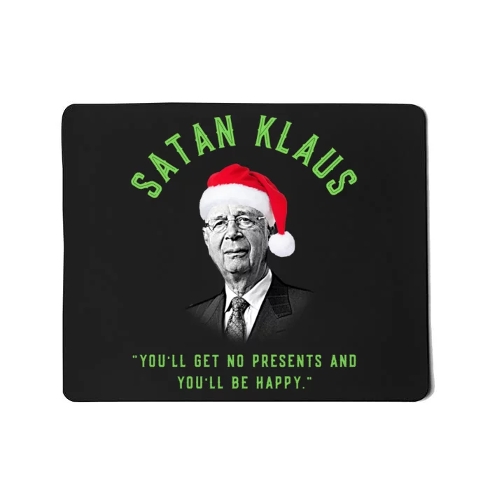 Klaus Schwab The Great Reset Christmas Mousepad