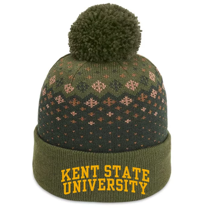 Kent State University Golden Flashes The Baniff Cuffed Pom Beanie