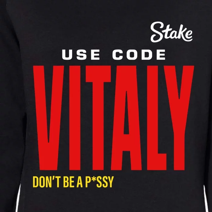 Kick State Use Code Vitaly Womens California Wash Sweatshirt