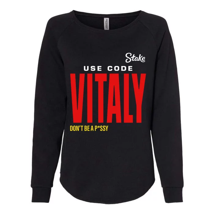 Kick State Use Code Vitaly Womens California Wash Sweatshirt