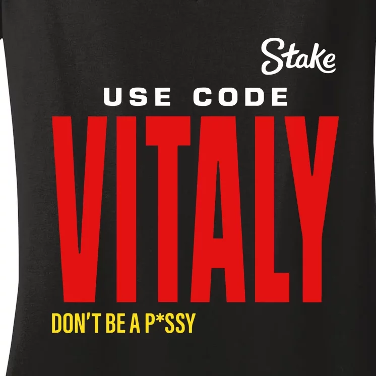 Kick State Use Code Vitaly Women's V-Neck T-Shirt