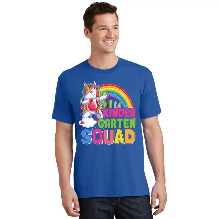 Kindergarten Squad Unicorn First Day Of School Unicorn Gift T-Shirt