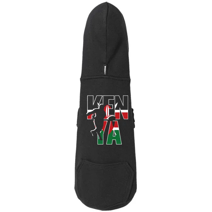 Kenyan Supporters Union League Players Gift Kenya Rugby Fans Doggie 3-End Fleece Hoodie