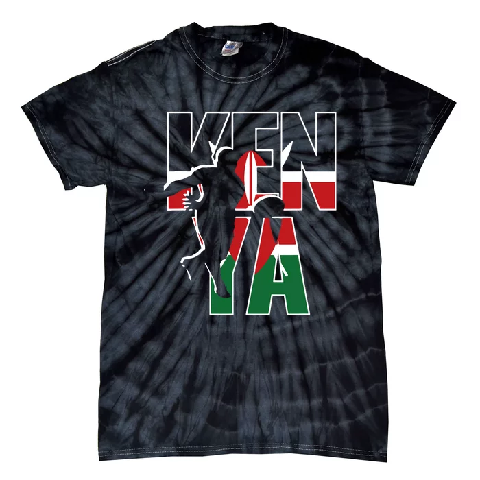 Kenyan Supporters Union League Players Gift Kenya Rugby Fans Tie-Dye T-Shirt