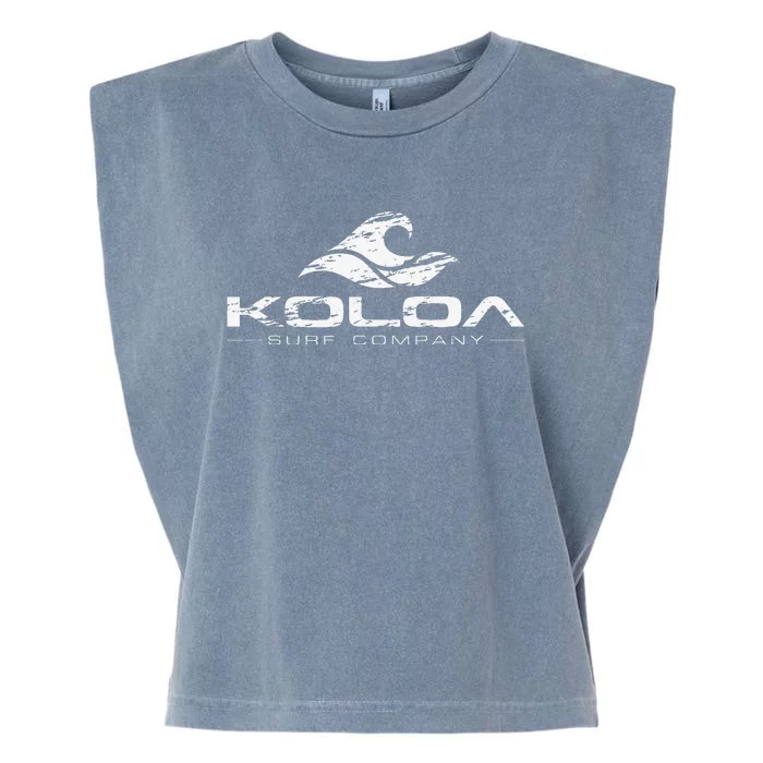 Koloa Surf Vintage Wave Logo Graphic Surf Garment-Dyed Women's Muscle Tee